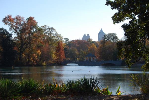 Piedmont Park pond